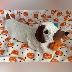 Dachshund Halloween Plush Decorative Pillow Pumpkin Doxie Trick or Treat